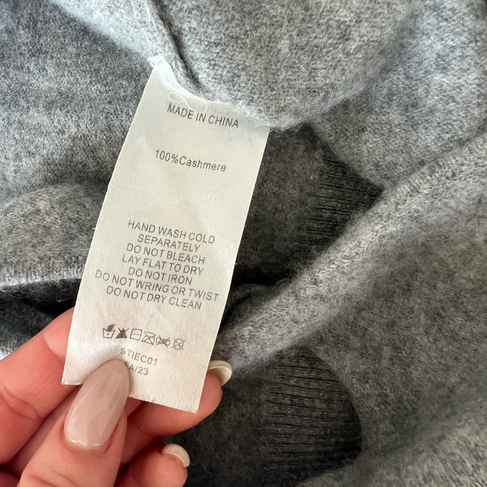 Quince Mongolian Cashmere Spring Cropped Tank - Picture 5 of 6